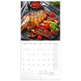 Falinaptár képes lemeznaptár 300x300mm, Gourmet Realsystem 2026.