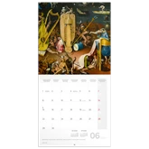Falinaptár képes lemeznaptár 300x300mm, Hieronymus Bosch Realsystem 2026.