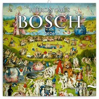 Falinaptár képes lemeznaptár 300x300mm, Hieronymus Bosch Realsystem 2026.