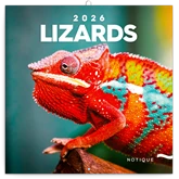 Falinaptár képes lemeznaptár 300x300mm, Lizards Realsystem 2026.