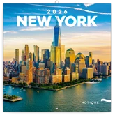 Falinaptár képes lemeznaptár 300x300mm, New York Realsystem 2026.