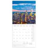Falinaptár képes lemeznaptár 300x300mm, New York Realsystem 2026.