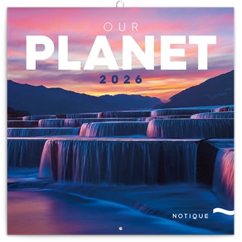 Falinaptár képes lemeznaptár 300x300mm, Our Planet Realsystem 2026.