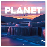 Falinaptár képes lemeznaptár 300x300mm, Our Planet Realsystem 2026.
