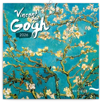 Falinaptár képes lemeznaptár 300x300mm, Vincent van Gogh Realsystem 2026.