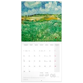 Falinaptár képes lemeznaptár 300x300mm, Vincent van Gogh Realsystem 2026.