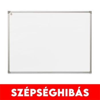 Fehértábla mágneses alukeretes 90x120cm, 1 db/doboz, Bluering® ÉRTÉKCSÖKKENT!