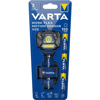 Fejlámpa H20 work flex motion sensor Varta 