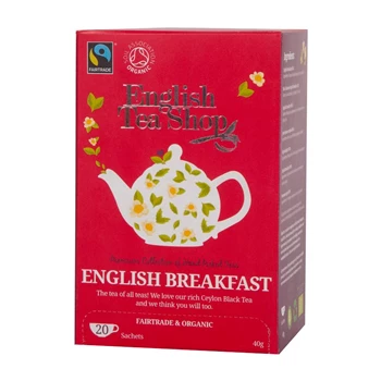 Fekete tea 20x2 g English Tea Shop 20, bio English Breakfast