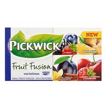 Fekete tea Pickwick Variációk eper, erdei gyümölcs,szilva, fahéj, gyömbér vanília