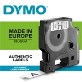 Feliratozógép szalag Dymo D1 S0720530/45013 12mmx7m, ORIGINAL, fekete/fehér 
