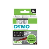 Feliratozógép szalag Dymo D1 S0720830/45803 19mmx7m ORIGINAL fekete/fehér