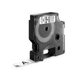 Feliratozógép szalag Dymo D1 flexibilis ID S0718040/16957 12mmx3,5m, fekete/fehér