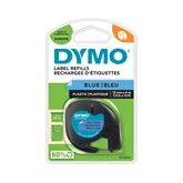 Feliratozógép szalag Dymo Letratag S0721650/59426 12mmx4m ORIGINAL kék