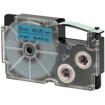 Feliratozógép szalag XR-9BU1 9mmx8m Casio kék/fekete