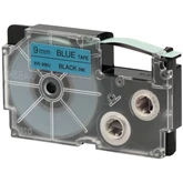 Feliratozógép szalag XR-9BU1 9mmx8m Casio kék/fekete