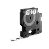 Feliratozógép szalag tartós poliészter Dymo D1 S0718060/16959 12mmx5,5m, ORIGINAL, fekete/fehér 