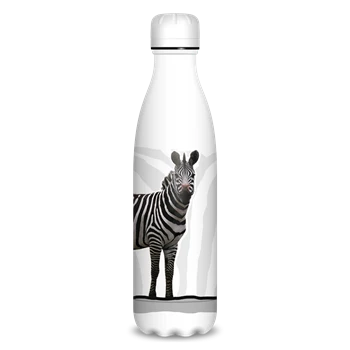 Fémkulacs duplafalú 500ml Ars Una Máté Bence - zebra (5160) 22