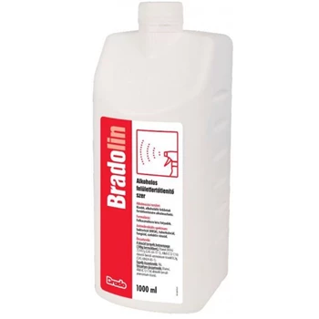 Fertőtlenítő hatású tisztítószer alkoholos 1 liter Bradolin
