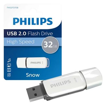 Flash Drive Snow 32Gb. 2.0 USB Philips fehér-Szürke