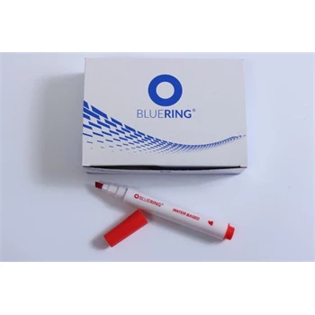 Flipchart marker rostirón vizes vágott végű 1-4mm, Bluering® piros