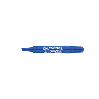 Flipchart marker vízbázisú 1-4mm, vágott Artip 12 kék 