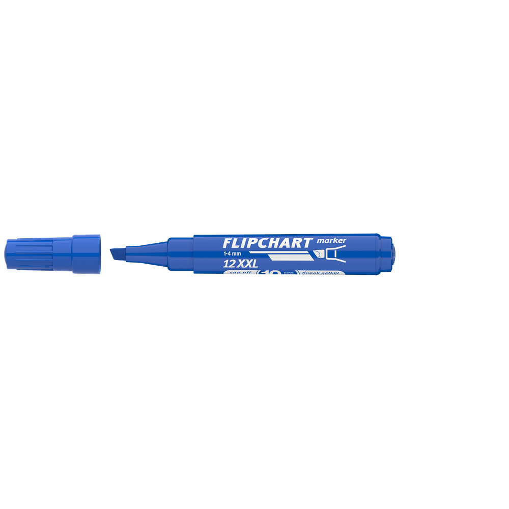Flipchart marker vízbázisú 1-4mm, vágott Artip 12XXL kék
