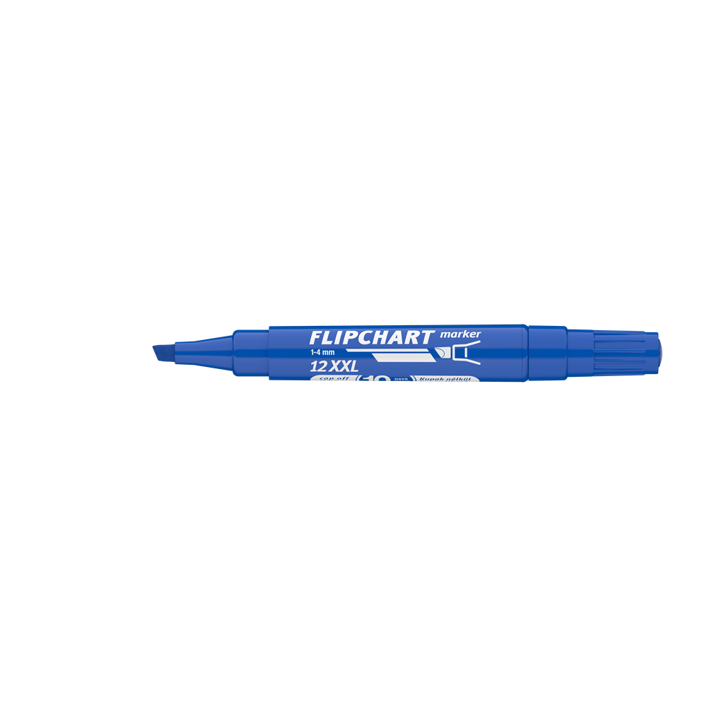 Flipchart marker vízbázisú 1-4mm, vágott Artip 12XXL kék
