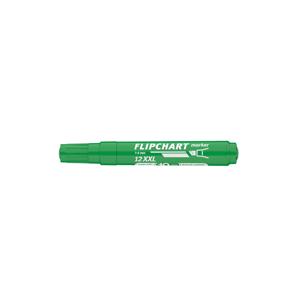 Flipchart marker vízbázisú 1-4mm, vágott Artip 12XXL zöld