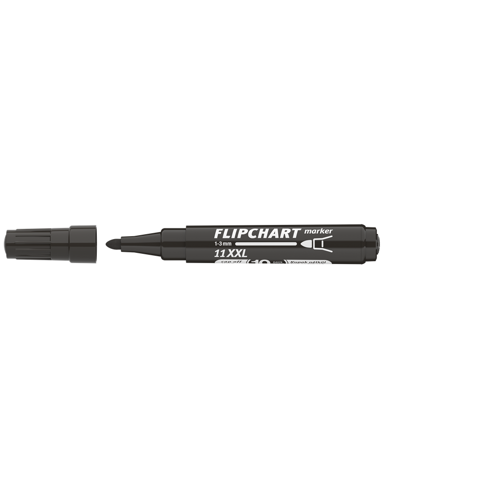 Flipchart marker vízbázisú 3mm, kerek Artip 11XXL fekete