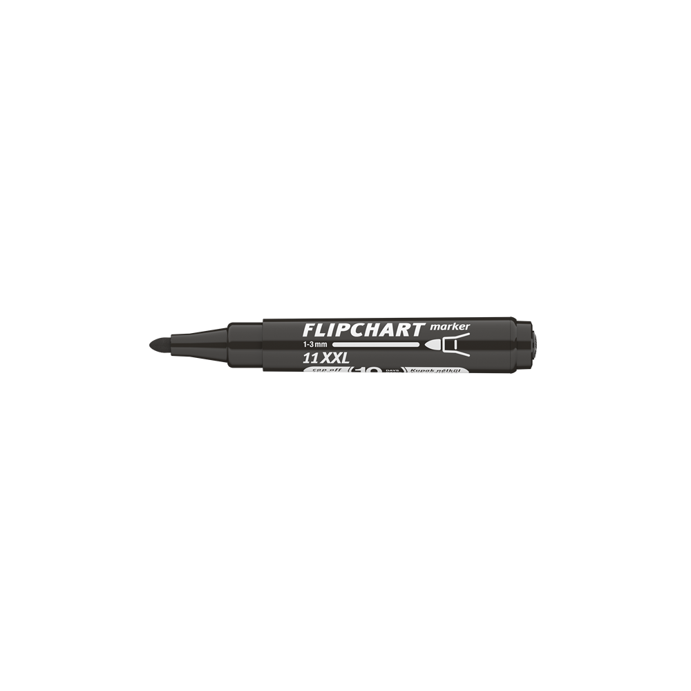 Flipchart marker vízbázisú 3mm, kerek Artip 11XXL fekete