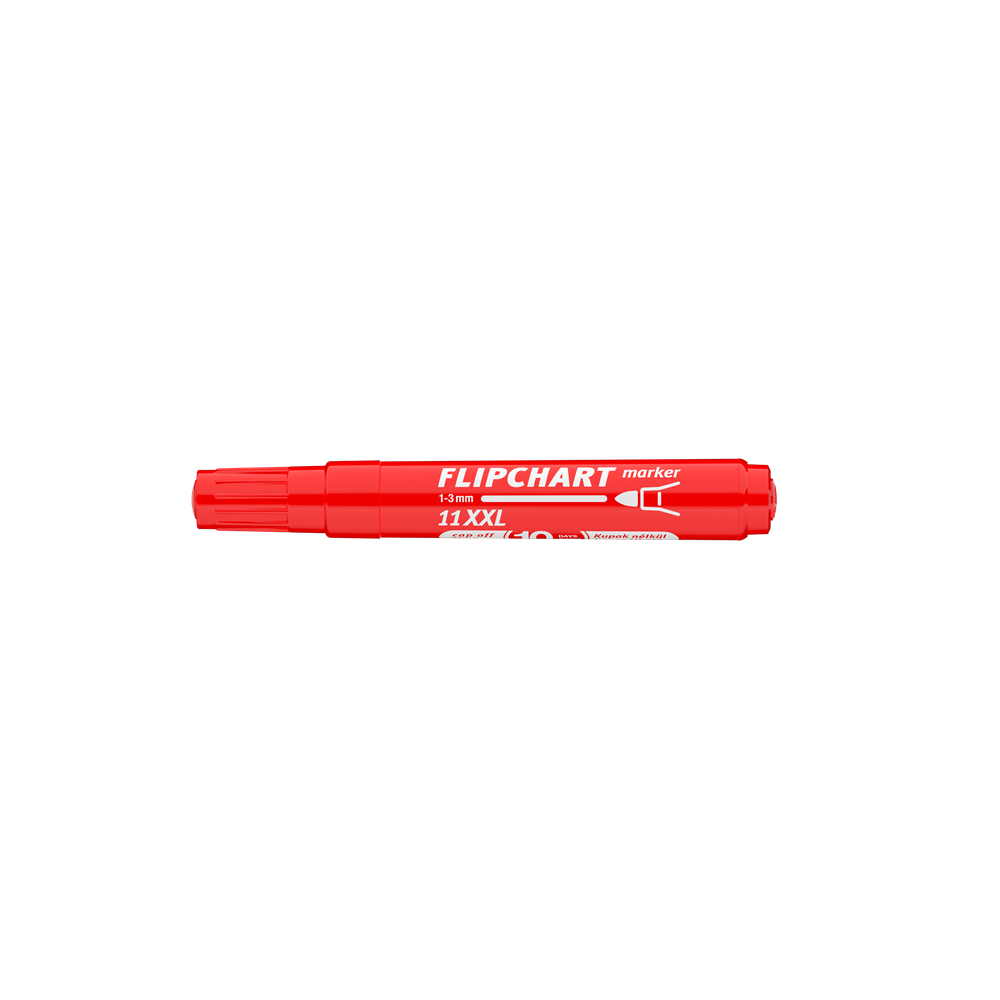 Flipchart marker vízbázisú 3mm, kerek Artip 11XXL piros