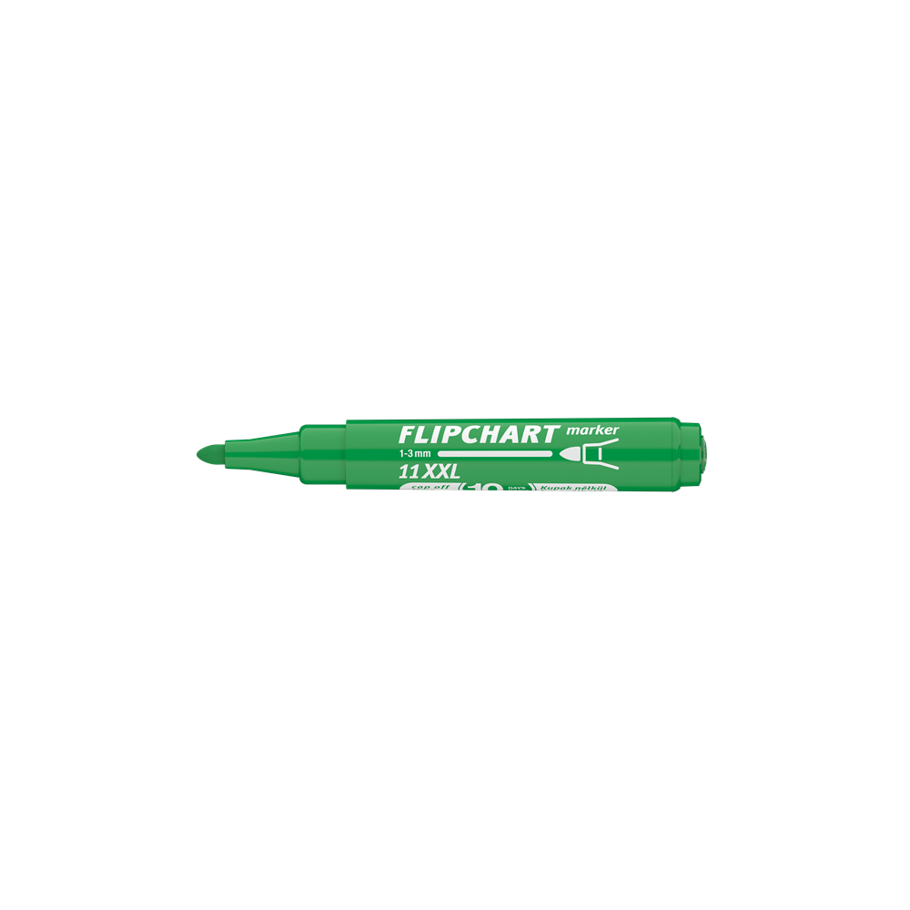 Flipchart marker vízbázisú 3mm, kerek Artip 11XXL zöld