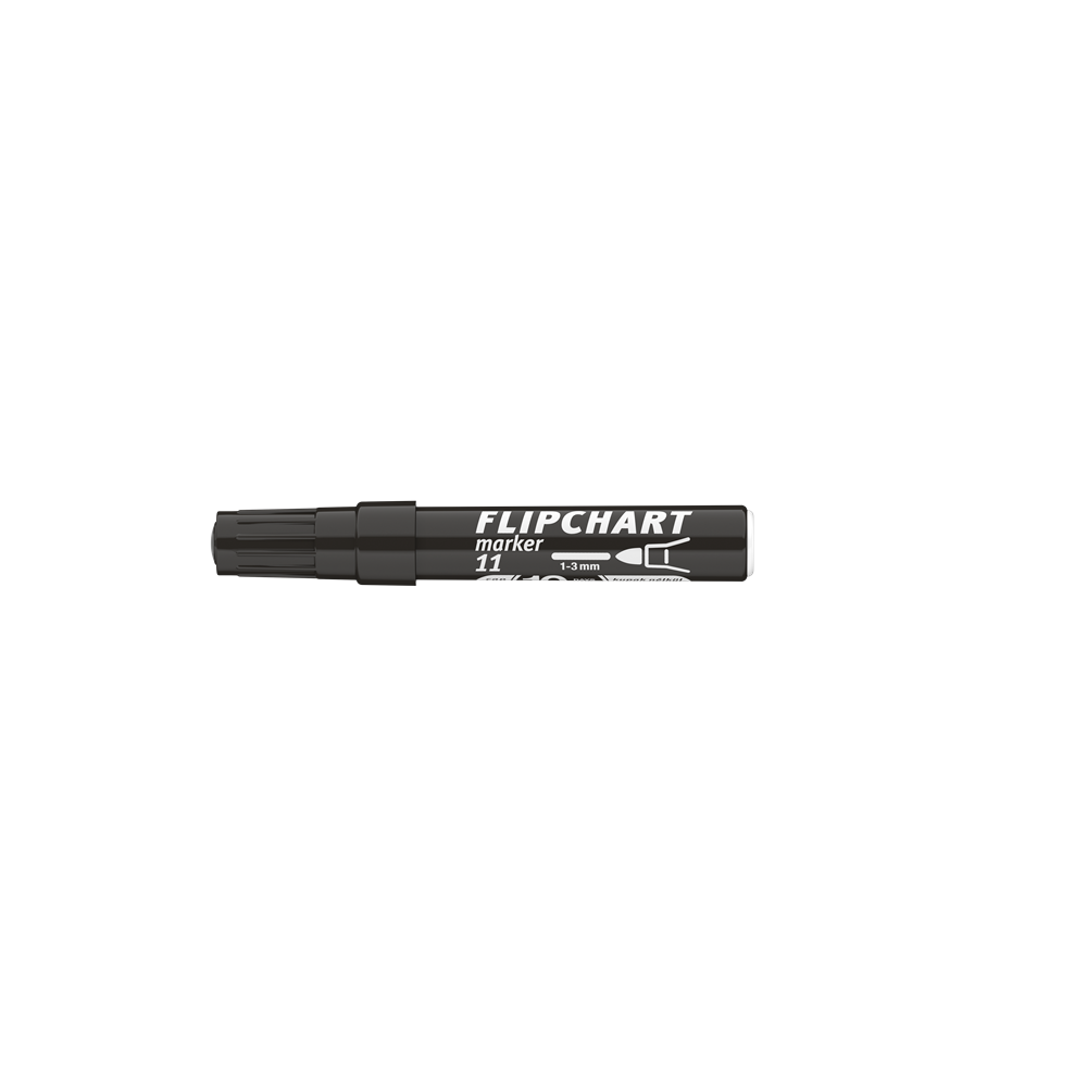 Flipchart marker vízbázisú 3mm, kerek Artip 11 fekete