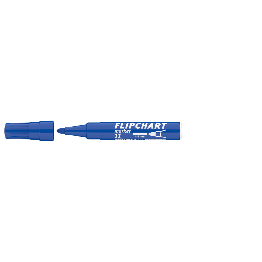 Flipchart marker vízbázisú 3mm, kerek Artip 11 kék