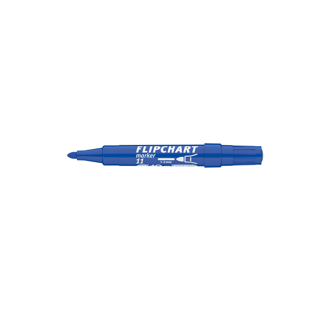 Flipchart marker vízbázisú 3mm, kerek Artip 11 kék