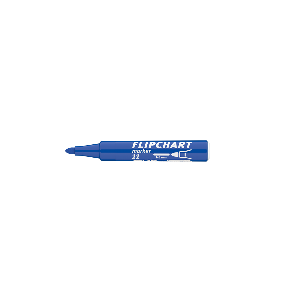 Flipchart marker vízbázisú 3mm, kerek Artip 11 kék