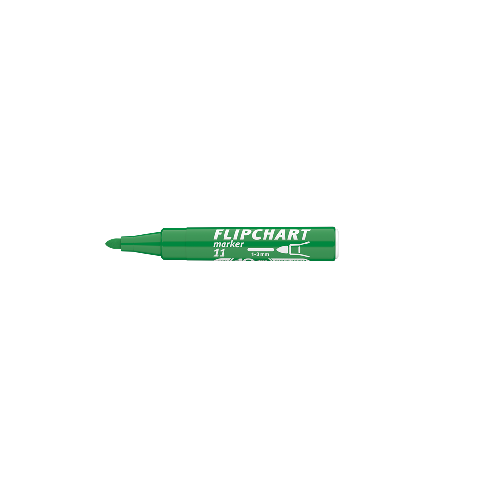 Flipchart marker vízbázisú 3mm, kerek Artip 11 zöld