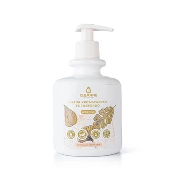 Folyékony krémszappan és tusfürdő 470 g Cleanne_Sensitive Natúr
