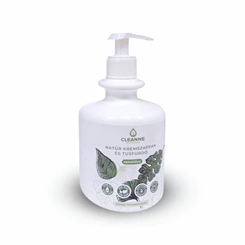 Folyékony krémszappan és tusfürdő 470 g Cleanne_Sensitive Natúr