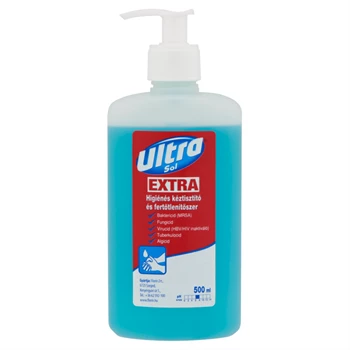 Folyékony szappan pumpás 500 ml fertőtlenítő hatással Ultra Sol Extra