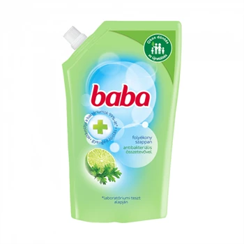 Folyékony szappan utántöltő 500 ml Baba antibakteriális lime