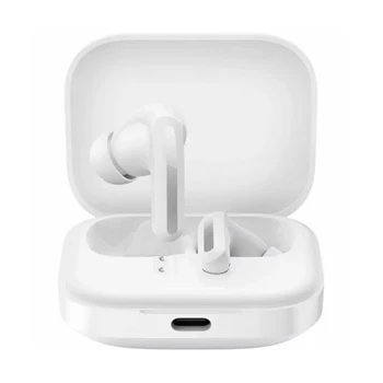Fülhallgató bluetooth XIAOMI BUDS 5 SZTEREO (v5.4, TWS, mikrofon, aktív zajszűrő, IP54 + töltőtok) fehér