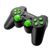 Gamepad Warrior USB, Esperanza fekete-zöld 