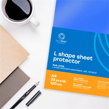 Genotherm `L` A4, 120 micron kék 25 db/csomag, Bluering®,