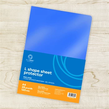 Genotherm `L` A4, 120 micron kék 25 db/csomag, Bluering®,
