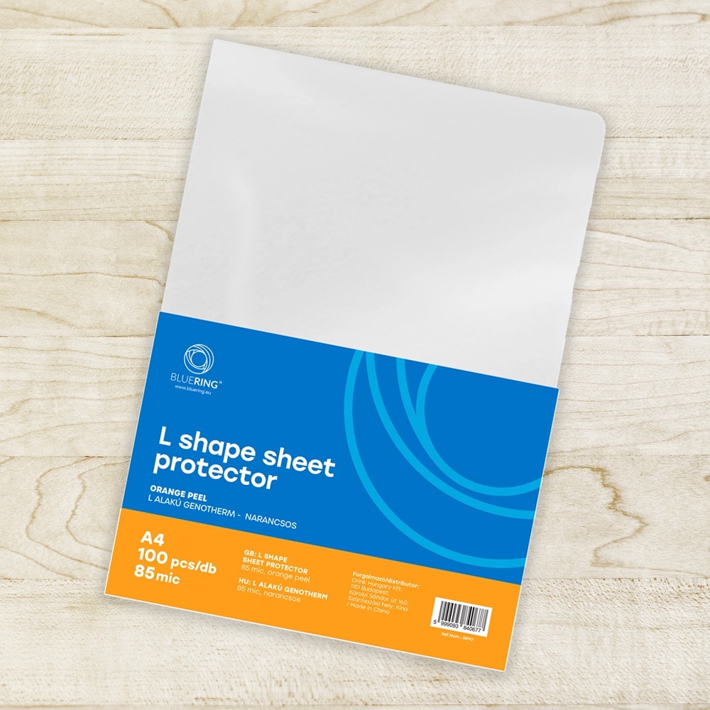 Genotherm `L` A4, 85 micron narancsos Bluering® 100 db/csomag,