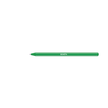 Golyóstoll 0,7mm, kupakos, Ico Signetta, írásszín zöld 