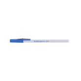 Golyóstoll 0,7mm, kupakos antibakteriális Ico Signetta, írásszín kék