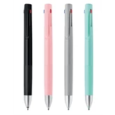 Golyóstoll 0,7 mm, háromszínű, Zebra  bLen 3C, szürke test  írásszín kék